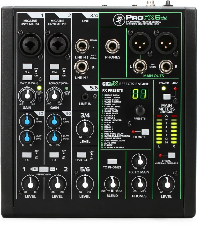 Mackie ProFX6v3
